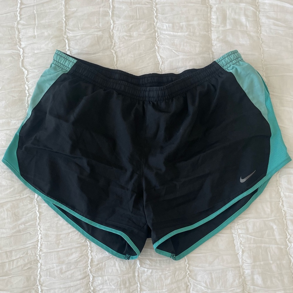 Nike Dri Fit Blue & Black Athletic Shorts